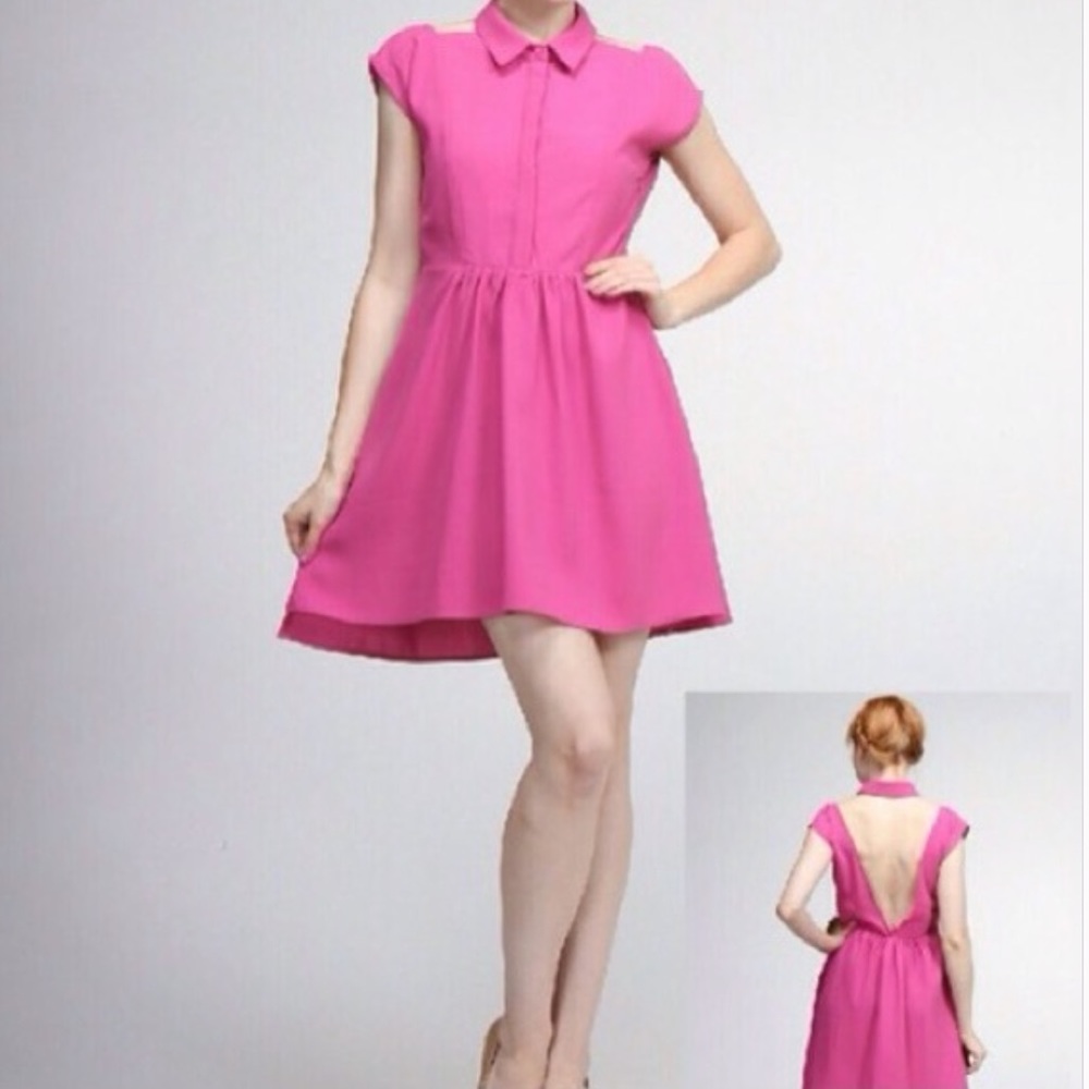 3/$10 Pink cutout Dress